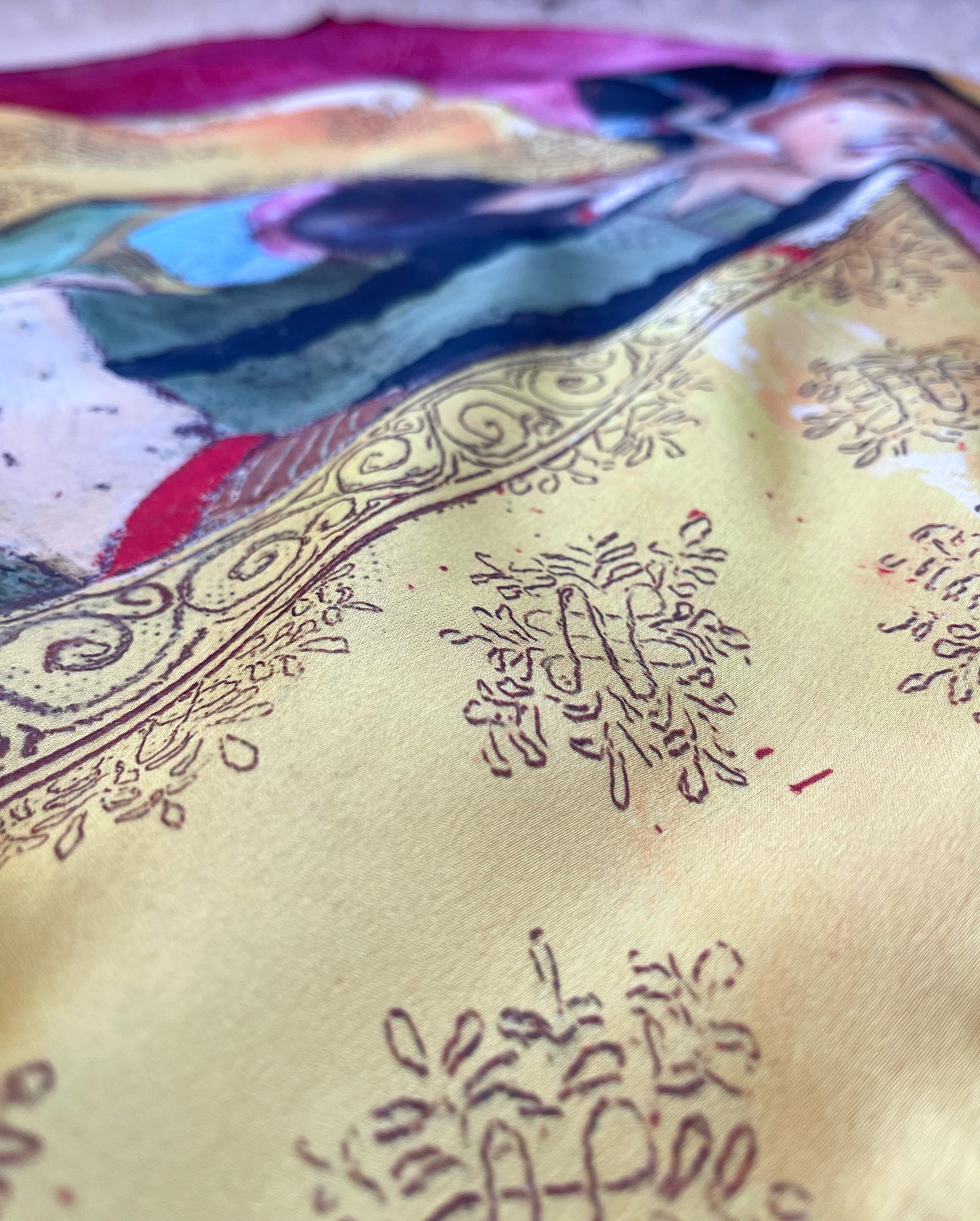 "Mongolian Silk" Special Collection - Silk Scarf ( SS111)