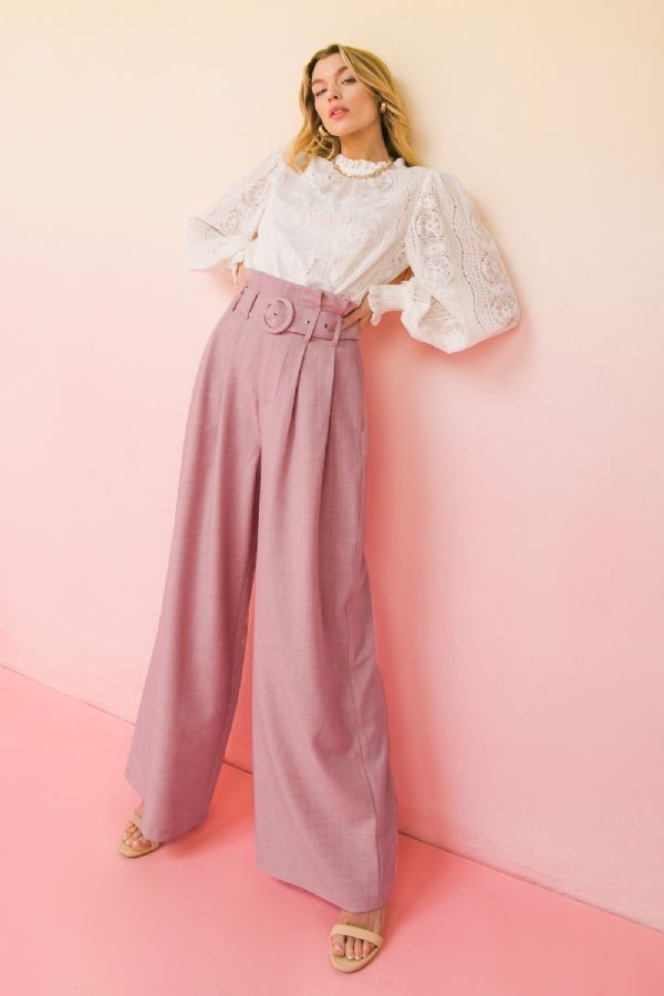 Boss Lady Wide Leg Pants