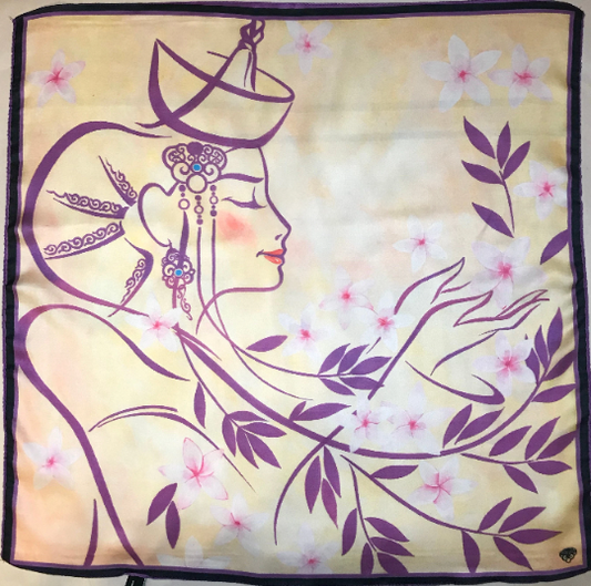 "Mongolian Silk" Special Collection - Silk Scarf ( SS112)